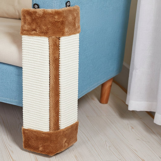 壁・柱をガード！コーナー用・麻縄爪とぎボード (グレー)